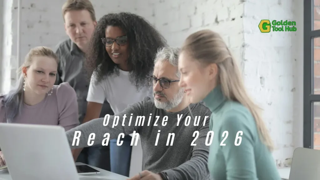 Professional social media manager using the Golden Tool Hub word counter to optimize post length.
